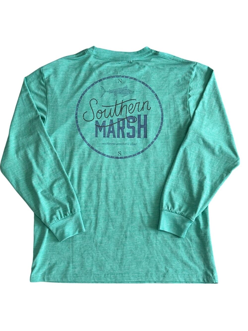 SOUTHERN MARSH Performance Boys Youth Top Size Large